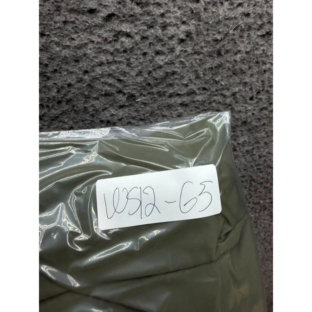 NWOT Asics Lightweight Full Snap Windbreaker Jacket Olive Green Mens Size XL